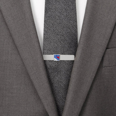 NHL New York Rangers Cufflinks & Tie Bar Gift Set