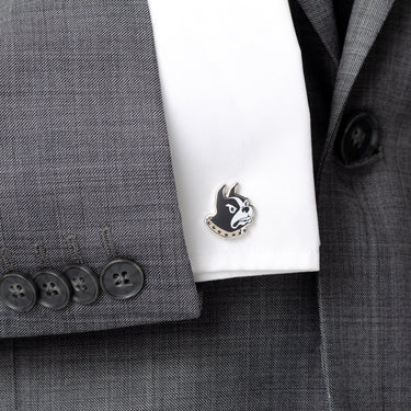 NCAA Wofford College Terrier Mascot Cufflinks