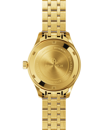Paul Rich US Crystelle All Gold Luxury Watch
