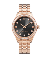 Paul Rich US Crystelle Rose Gold Black Watch