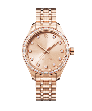 Paul Rich US Crystelle Rose Gold Luxury Watch