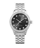 Paul Rich US Crystelle Silver Black Luxury Watch