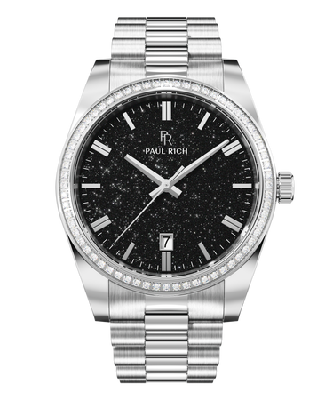 Paul Rich US Legacy Silver Black Aventurine Watch