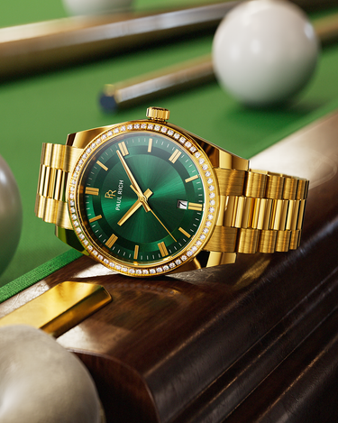 Paul Rich US Legacy Gold Green Luxury Watch
