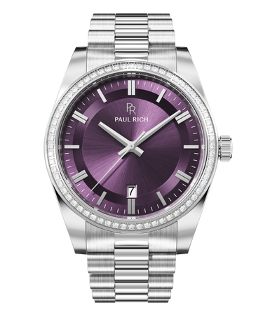Paul Rich US Legacy Silver Plum Dress Watch