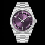 Paul Rich US Legacy Silver Plum Dress Watch