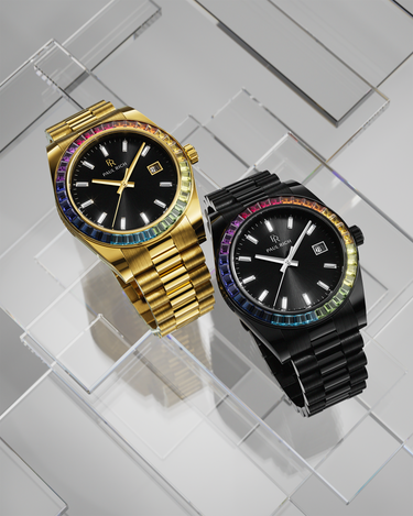 Paul Rich US Limited Rainbow Legacy Gold Watch
