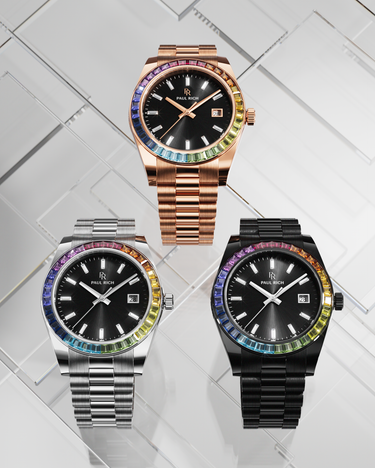 Paul Rich US Rainbow Legacy Silver Quartz Watch