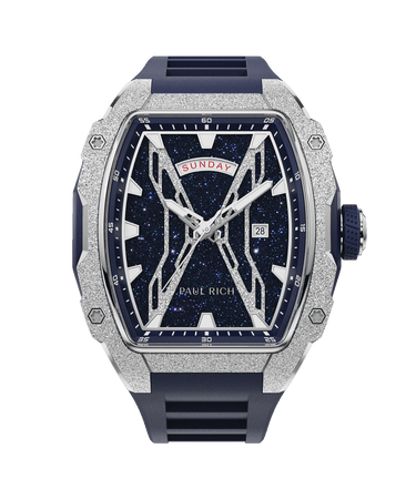 Paul Rich US Astro Day Date Lunar Silver Watch