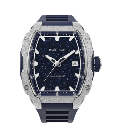 Paul Rich US Astro Lunar Silver Steel Watch