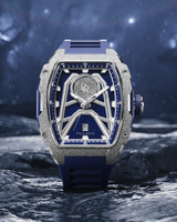 Paul Rich US Astro Meteora Lunar Silver Watch