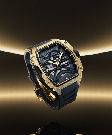Paul Rich US Astro Skeleton Mason Gold Watch