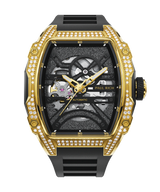 Paul Rich US Diamond Astro Skeleton Mason Gold Watch