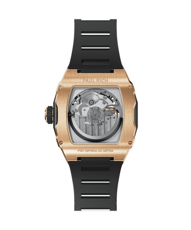 Paul Rich US Astro Skeleton Eclipse Gold Watch