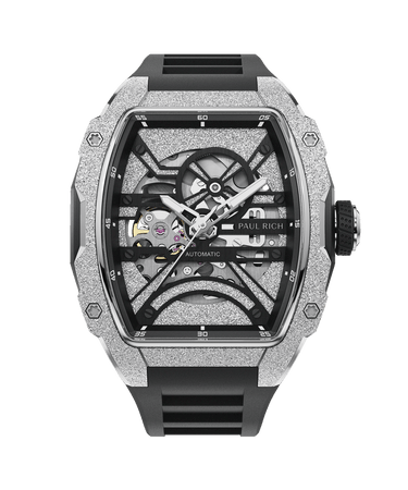 Paul Rich US Astro Skeleton Abyss Silver Watch