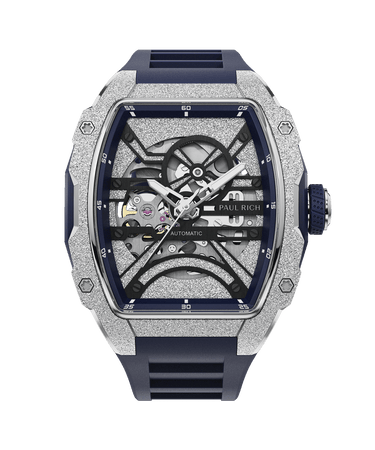 Paul Rich US Astro Skeleton Lunar Silver Watch