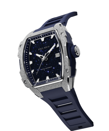 Paul Rich US Astro Lunar Silver Steel Watch
