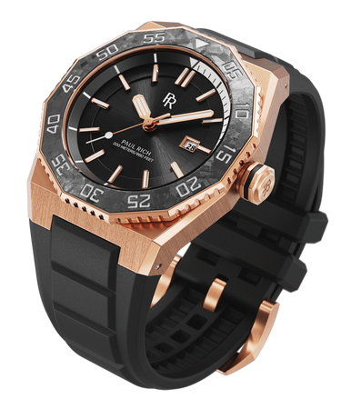 Paul Rich US Aquacarbon Pro Sunset Gold Watch