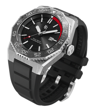 Paul Rich US Aquacarbon Pro Midnight Silver Watch