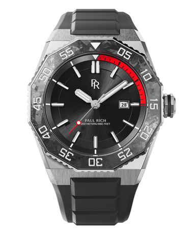 Paul Rich US Aquacarbon Pro Midnight Silver Watch