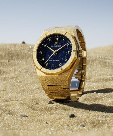 Paul Rich US Frosted Star Dust II Desert Gold Watch