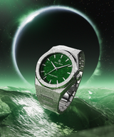 Paul Rich US Frosted Star Dust II Silver Green Watch
