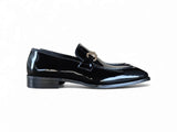 Carrucci Shoes Patent Leather Buckle Loafer