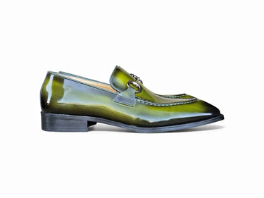 Carrucci Shoes Patent Leather Buckle Loafer