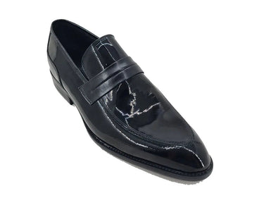 Carrucci Shoes Patent Leather Tuxedo Penny Loafer
