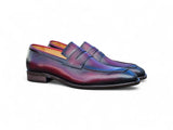 Carrucci Shoes Patina Finished Penny Loafer