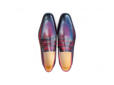 Carrucci Shoes Patina Finished Penny Loafer
