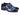Paul Parkman Men's Cap Toe Oxfords in Blue & Navy