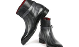 Paul Parkman Men's Jodhpur Boots in Gray Patina