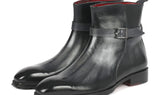 Paul Parkman Men's Jodhpur Boots in Gray Patina