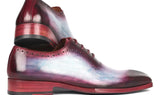 Paul Parkman Men's Leather Oxfords in Blue & Purple