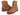 Paul Parkman Men's Nubuck Leather Boots in Brown