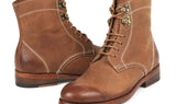 Paul Parkman Men's Nubuck Leather Boots in Brown