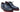 Paul Parkman Men's Triple Leather Sole Wingtip Oxfords in Navy
