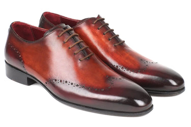 Paul Parkman Men's Wingtip Oxfords in Brown & Bordeaux