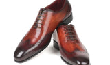 Paul Parkman Men's Wingtip Oxfords in Brown & Bordeaux