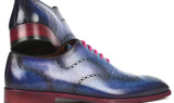 Paul Parkman Men's Wingtip Oxfords in Parliament Blue