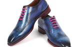Paul Parkman Men's Wingtip Oxfords in Parliament Blue