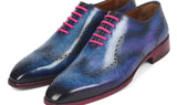 Paul Parkman Men's Wingtip Oxfords in Parliament Blue