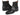 Paul Parkman Men's Woven Leather Chelsea Boots in Black