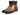 Paul Parkman Side Zipper Boots Goodyear Welted in Brown Burnished