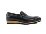 Carrucci Shoes Penny Loafer with Lightweight Sole in Black