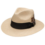 Dobbs Perdido Key Wide Brim Panama Straw Hat in Natural