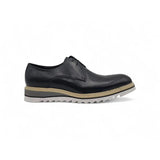 Carrucci Shoes Plain Toe Blucher Oxford in Black