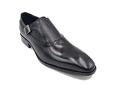 Carrucci Shoes Plain Toe Single Monk Loafer