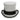 Ferrecci Premium Top Hat in Grey & Black Wool Victorian Elegance in #color_